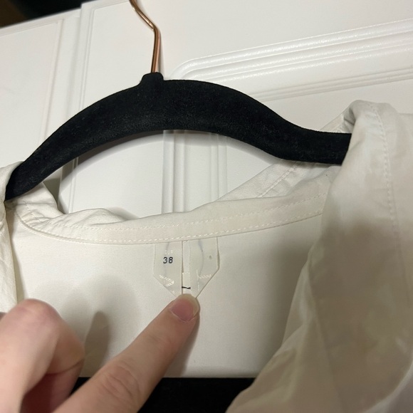 Arket Regular Fit Cotton Poplin Button Down - Picture 6 of 12